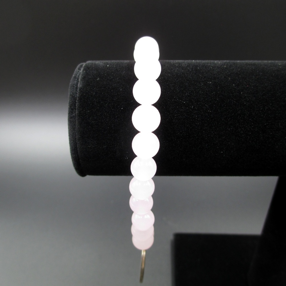 Cute Pink Stone Promise Breast Cancer Bracelet - Picture 3 of 7